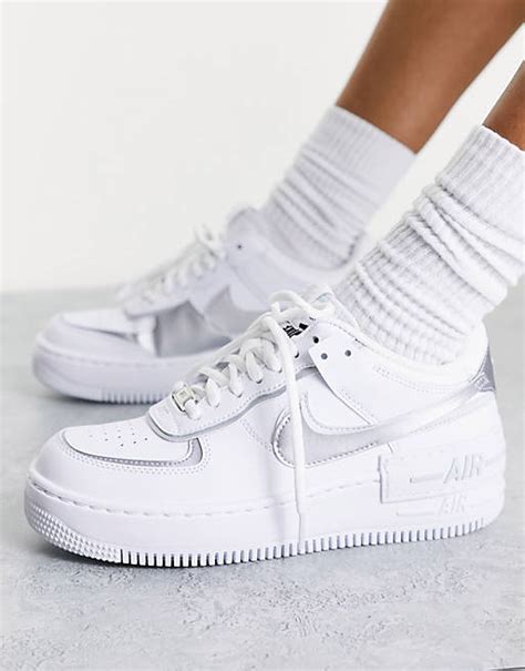 nike air force mit silbernen nike zeichen|Nike Air Force 1 .